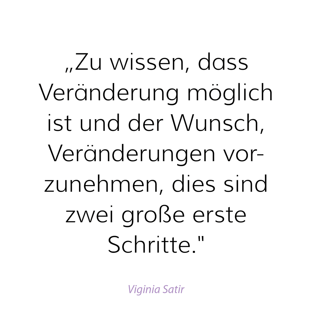 Kreis, Veränderung Virginia Satir